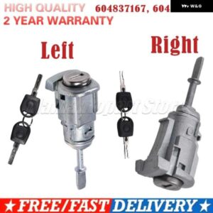 左 右ドアロック シリンダー VW ゴルフ 4 IV MK4 BORA A6 シュコダ ファビア ポロ 1997-2009 604837167 604837168