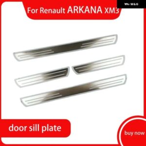 ルノー ARKANA XM3 カーアクセサリー ステンレス スカッフプレート ドアシルカバー