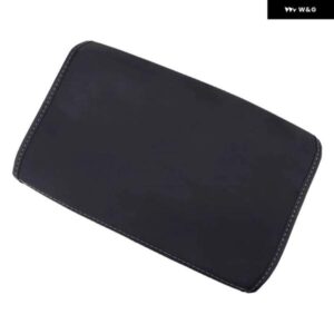 車用センター コンソール アームレスト ボックス カバー トリム パッド クッション TESLA MODEL 3 HIGHLAND 2024 ブラックPUレザー