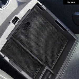 車内 収納 ボックス センター コンソール 車用 アームレスト 収納 ボックス フォード エベレスト 2016 2017 ABS アクセサリー