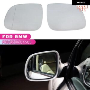 左右サイドヒーター付きドアミラー ガラスワイドバックミラー アウディ Q5 SQ5 8R 2.0 3.0 3.2 TFSI TDI 2008-2017 Q7 2010-2015