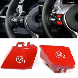 車 ステアリングホイール M1 M2 ボタン BMW M3 M4 M5 M6 X5M X6M F30 F80 F87 レッド