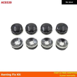 吸盤キャップ 固定キット オーニングアタッチメント キャラバン モーターホーム キャンピングカー 8個パック AC0320
