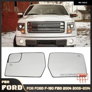 左右サイドミラー ガラス フォード F-150 2011-2014 リアビューミラー 広角 ヒーター付き