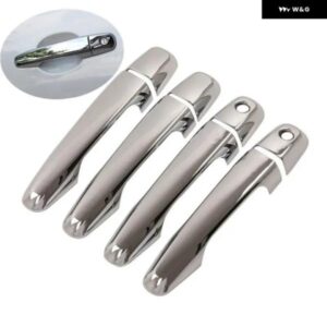 三菱 パジェロ スポーツ 2011 - 18 クロームカー ドアハンドル カバー スタイリング アクセサリー