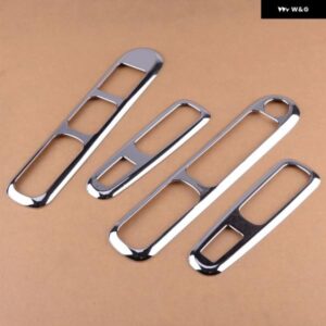 車ドア クローム アームレスト パネル ハンドル ホルダー ウィンドウ リフト スイッチ ボタン カバー トリム ステッカー プジョー 3008 2009-2015