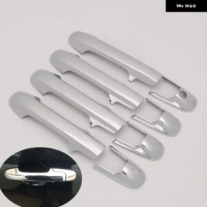 車用カーボン ブラック サイド ドアハンドル 装飾 カバー トリム ホンダ アコード セダン 2003 - 07 スタイリング アクセサリー