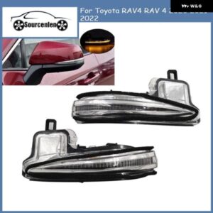 車外側バックミラー ドアサイドミラー ウィンカーライト インジケーター ランプ トヨタ RAV4 RAV 4 2020 2021 2022