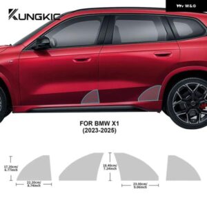 車ドアドアシル用三角 フィルム BMW X1 U11 F48 2023 2024 2025 TPU クリア 再 ステッカー ペイント