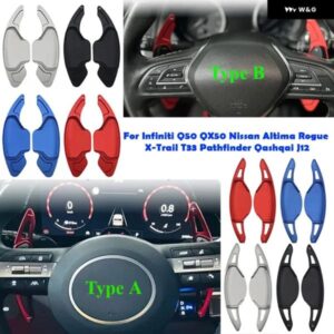 延長 シフト パドル ステアリングホイール アクセサリー インフィニティ Q50 QX50 日産 アルティマ ローグ X-TRAIL T33 パスファインダー キャシュカイ J12