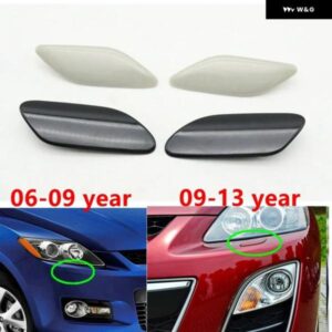 車用 ヘッドライト ランプ ウォッシャーノズル ジェットHIDキャップカバー マツダ CX7 CX 7 CX-7 ER 2006-2009 2009-2013