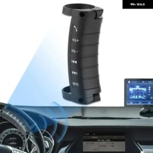 ワイヤレス6キー多機能カー ステアリングホイール コントロール ボタン 汎用 カー ラジオ ステレオ マルチメディア プレーヤーナビゲーション