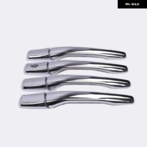 三菱 アウトランダー 2003-2004 2005 2006 グランディス 2003-2008 ABS クローム ドアハンドル カバー キーホール 1