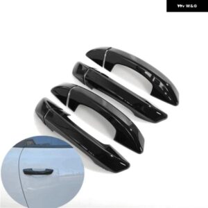 光沢 ブラッククローム車 ドアハンドル カバー トリム フォルクスワーゲン パサート CC B6 B7 3C B7.5 7.5 2007-2016 スタイリング アクセサリー