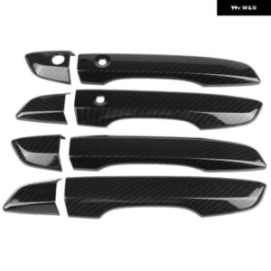 右ハンドル ドアハンドル カバー ホンダ シビック 10代目 2016 - 19 カーボン 外装 パーツ アクセサリー RHD