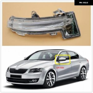 左側 シュコダ オクタビア MK3 A7 5E 2013 - 19 バックミラー インジケーター LED ダイナミックウィンカーライト