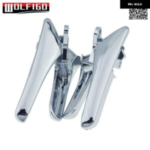 左/右クローム内側インナー インテリア ドアハンドル カバー トリム ドアプルハンドル メルセデスベンツ S211 W211 W219 2003-2009