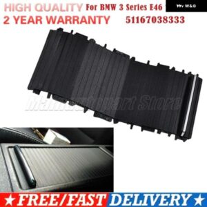 車用センター コンソール スライドシャッター 51167038333 カップ ホルダー ローラー ブラインド カバー BMW 3シリーズ E46 1998-2005