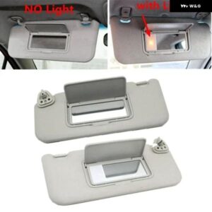 車用フロントサイドサンシェード シールドカバー サン バイザー 化粧鏡付き JAC リファイン S3 2014 - 21