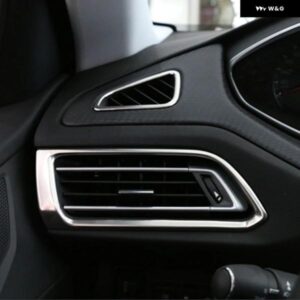 車用フロント エアコン ACコンセントカバー トリム エアベント アウトレット ステッカー プジョー 308 308S 2015-2019 2代目 T9 SW