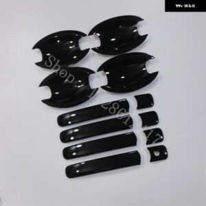 外装 ドアハンドル カバー ドアハンドル ボウル トリム ABS 光沢ブラック インフィニティ FX35 FX45 2003 - 08