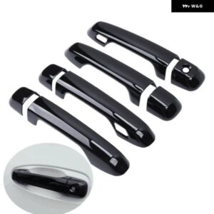 光沢 ブラック車 ドアハンドル カバー トリム レクサスGX GX460 2010 - 17 スタイリング アクセサリー