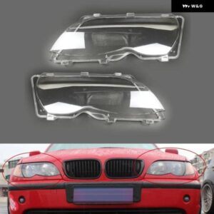 車用 ヘッドライト レンズ カバー シェル BMW 3シリーズ E46 318I 320I 325I 02-05 4ドアセダン 1個