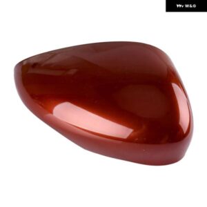 車フロント右側ドアバックミラー ウィングミラー カバー キャップケーシングホットマゼンタレッドABS フォード フィエスタMK7 2008-2017