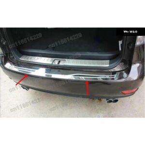 レクサス RX350 270 2009 - 15 リア バンパー プロテクター シル トランク トレッドプレートカバー トリム カー スタイリング