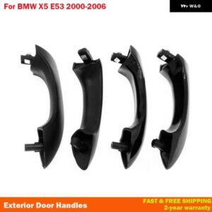 車フロント左右/リア左右外側 ドアハンドル BMW X5 E53 2000-2006 51218243617 51218243618