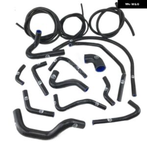 シリコン ラジエーター ホース マツダ MX5 MK1 1.6 1989-1998 + バキュームホースキット 16個 赤/青/黒