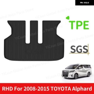 2008-2015年式 トヨタ アルファード ヴェルファイア 20系 カスタム ALLWEATHER トランク マット アルファード ヴェルファイア 20系 カスタム 防水 トランク