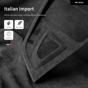 ITALY スーパースエード BMW 3 4シリーズ F30 F32 F34 F36 2013-2019 LHD フランネル ギア シフト カバー インテリア トリム アクセサリー