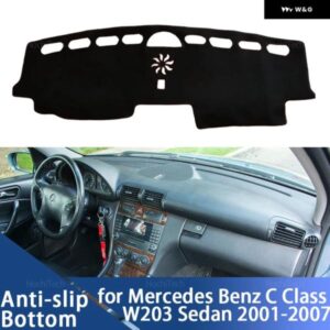 メルセデス ベンツ C クラス W203 セダン 2001-2007 滑り止めマット ダッシュボード カバー パッド サンシェード ダッシュマット カーペット