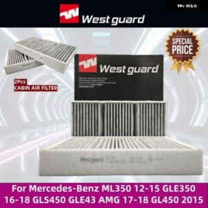 メルセデス ベンツ ML350 12-15 GLE350 16-18 GLS450 GLE43 AMG 17-18 GL450 2015 2個 キャビンエア フィルター MK7250-2 A1668307201