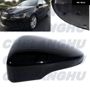 カーアクセサリー VW ジェッタ GLI / ビートル 2012 - 18 左側 ブラック塗装 ミラー カバー キャップ 3C8857537