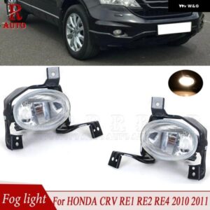 CR-V ハロゲン フォグランプ フォグライト ヘッドライト フォグライト ホンダ CRV RE1 RE2 RE4 2010 2011 LED フォグランプ アセンブリ
