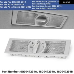 車用リアドームランプ 読書灯 スイッチ付き #6Q0947291A 18D947291A 18D947291B