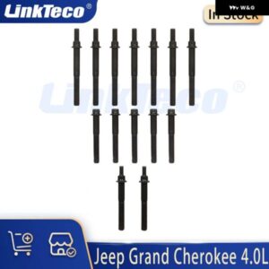 エンジン パーツ フルガスケットセット ヘッドボルト 4.0L L6ガス ジープ ラングラー TJ グランド チェロキー 4.0L 97-06 VIN S V OHV ES71102