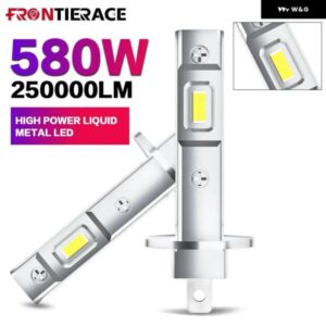 オートライトハウス H1 LEDライト ハイパワーフロント 12V 24V 1:1サイズ 超高輝度車用 ヘッドライト フォグランプ プラグアンドプレイ 6500K