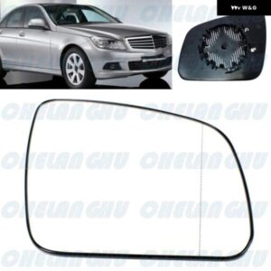 BENZ W204 C180 C250 C300 C350 2007 2008 2009 カーアクセサリー 右側 ヒーター付き ブラインド ラインミラー ガラス 2048100421