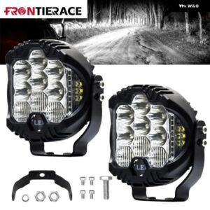 補助3インチ ウォックライト ハイビーム ヘッドライト 120W マイル オートバイ ジープ LED サーチバー 4X4 オフロード 超高輝度 12V 24V
