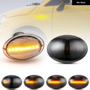 フィアット 500 フォード KA ランチア リブラ イプシロン マセラティ グランカブリオ グランツーリズモ クアトロポルテ アルファロメオ 4C LED サイドフェン