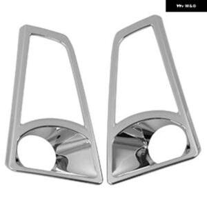 車用フロント フォグランプ カバー トリム トヨタ ハイエース コミューター グランビア H300 2019 2020 ABS クローム