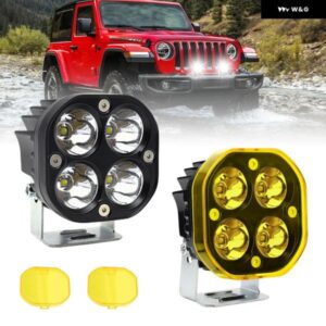 オートバイ 運転用ハイ/ローレンズ フォグランプ 長距離補助 モトクロス フォグライト オフロード超高輝度12V 24V