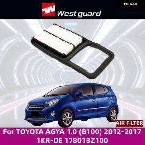 エア フィルター トヨタ AGYA 1.0 B100 2012-2017 1KR-DE 17801BZ100 MA30106