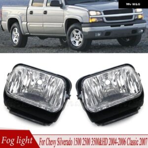 フォグランプ アセンブリ フロント バンパー フォグライト シボレー シルバラード 1500 2500 3500HD クラシック 2004 - 07 フォグライト フォグランプ