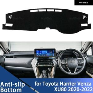 トヨタ ハリアー ヴェンザ XU80 2020-2022 内装アクセサリー 自動車 ダッシュボード カバー ダッシュマットボード パッド カーペット ダッシュマット