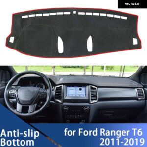 フォード レンジャー T6 2011 - 19 滑り止めマット ダッシュボード カバー パッド サンシェード ダッシュマットアクセサリー