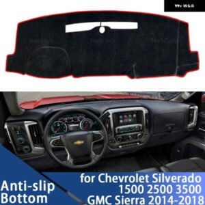 シボレー シルバラード 1500 2500 3500 GMC シエラ 2014-2018 車用 ダッシュボード カバー 光を避ける パッド 計器 パネル マット カーペット